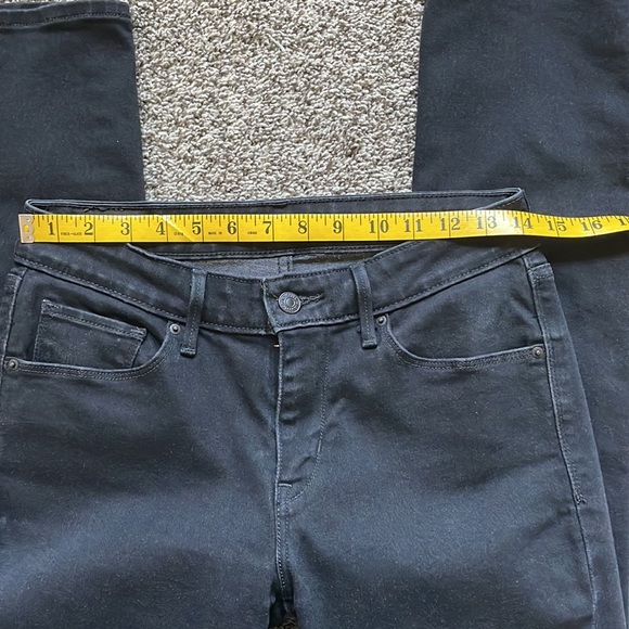 Women’s Levi’s Mid Rise Skinny Jeans Black Size 6 - Picture 9 of 15